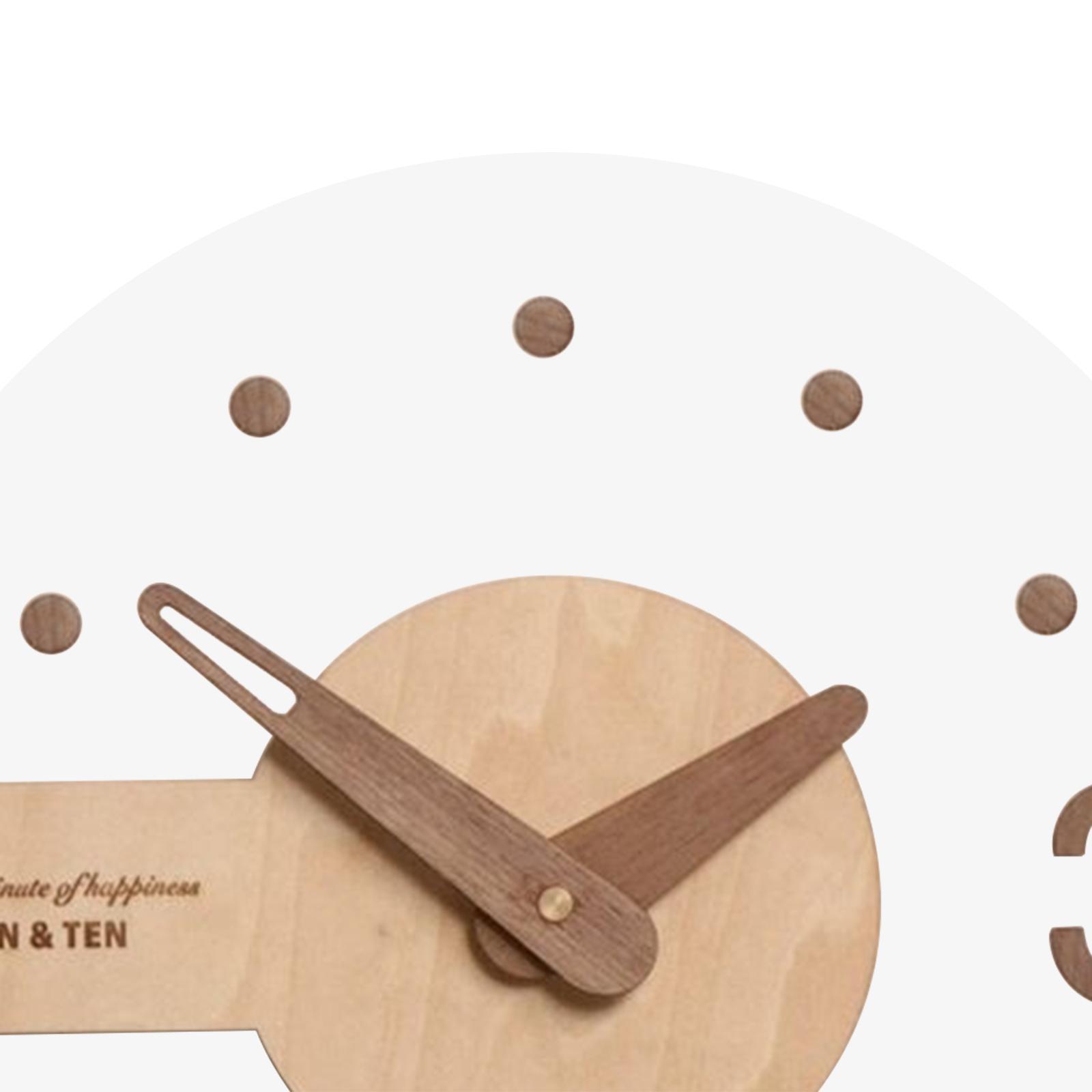 Analog Clocks Battery Operated Wall Hanging Clock for Kitchen Bedroom