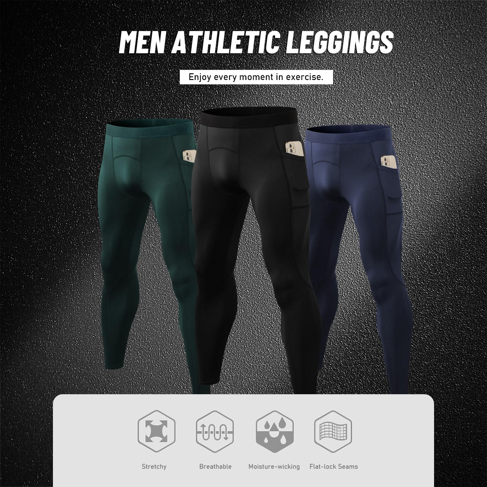 Quần Legging Thể Thao Thoáng Khí Có Dây Rút Có Túi Chống Thấm Nước Cho Nam