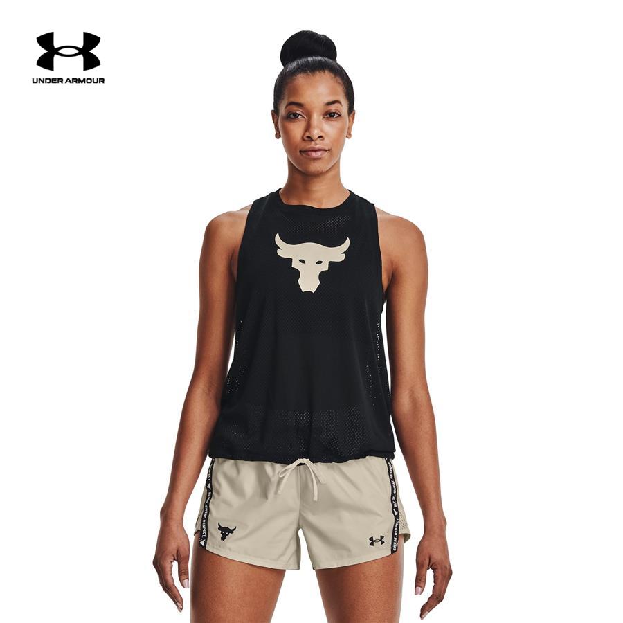 Áo ba lỗ thể thao nữ Under Armour Project Rock Mesh - 1369968-001