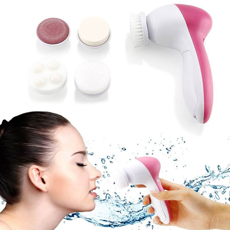 Máy Rửa Mặt Massage 5 Trong 1 RBeauty Cao Cấp - WYN2020 - HÀNG CHÍNH HÃNG, giúp bạn chăm sóc da một cách toàn diện và hiệu quả ngay tại nhà