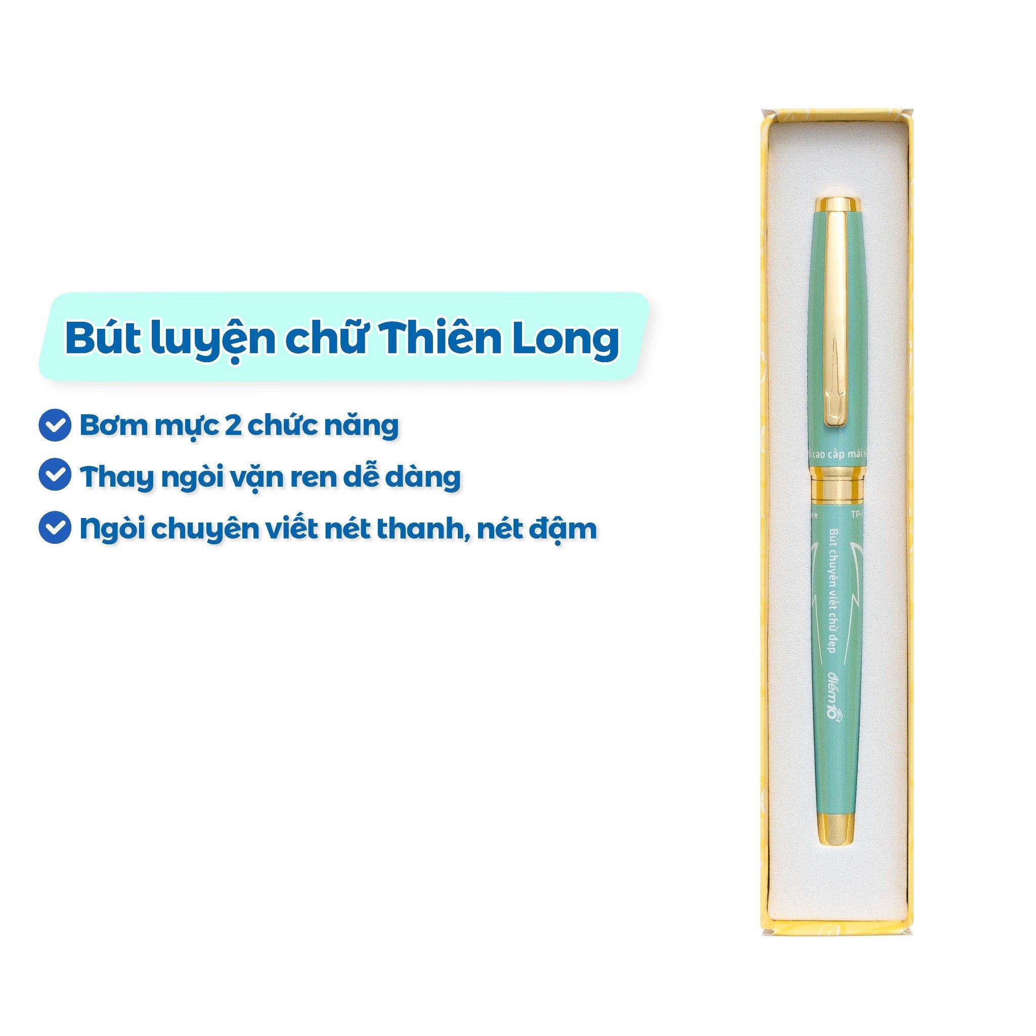 Bút máy Thiên Long TP-FTC09 - Bút viết chữ đẹp - Tặng 05 ống mực