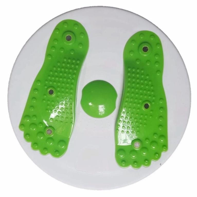 Đĩa Xoay Eo Massage Hình Bàn Chân, Bàn Xoay Lắc Tập Thể Thao Giảm Mỡ Bụng - Thiết bị tập thể dục tại nhà