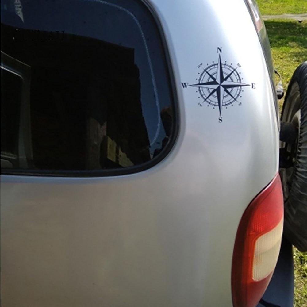 Decal Dán Trang Trí Xe Hơi / Xe Máy Hình La Bàn Độc Đáo