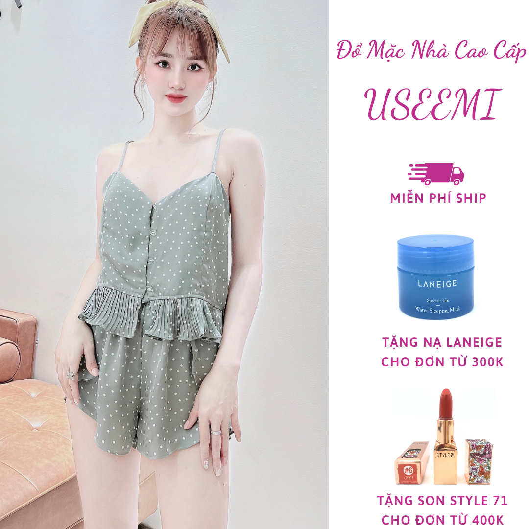 Đồ Bộ Lụa/Lanh/Satin Đùi Mặc Ở Nhà Nữ - Bộ Ngủ Nữ 2 Dây Sexy Mùa Hè, Nhiều Mẫu Dễ Thương