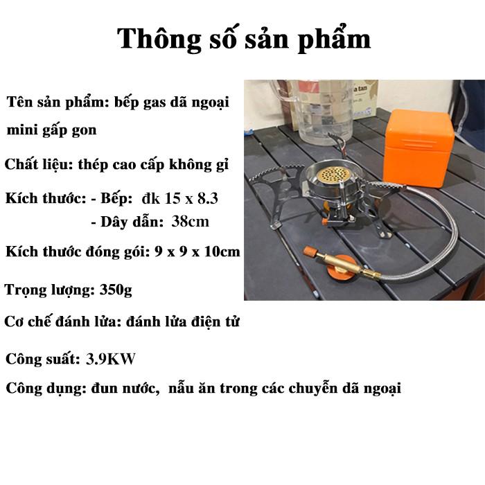 Bếp ga du lịch xếp gọn BB7132- Bếp ga dã ngoại mini có hộp đựng