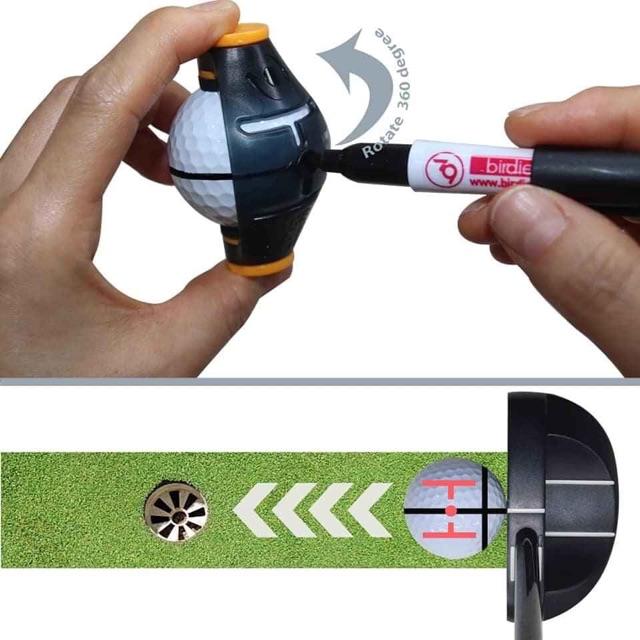 Golf Line Putter Kẻ Line Trên Bóng Golf 360 Độ