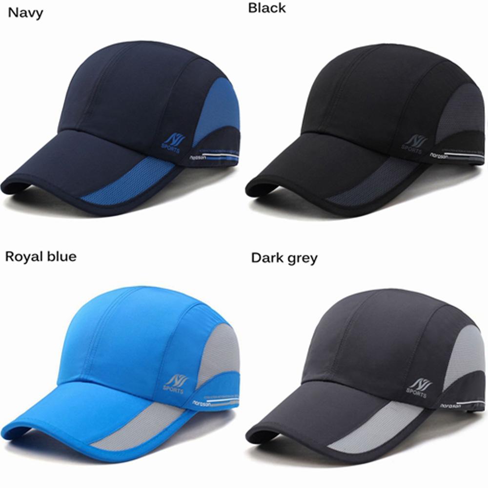 ☆YOLA☆ Women's Fashion Breathable Hat Running Mesh Sport Baseball Cap Waterproof Men Outdoor Quick-drying Sun Visor/Multicolor