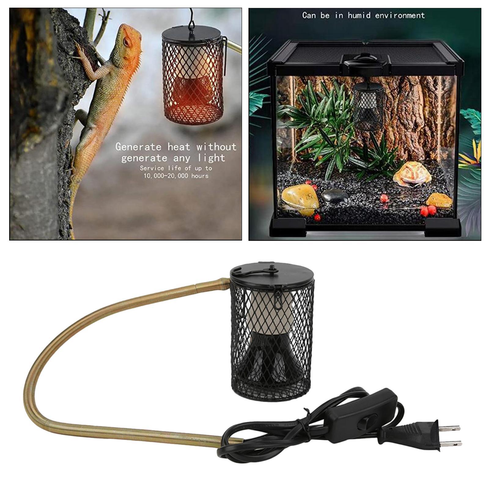 100W Reptile Heating Lamp Tortoise Brooder Heat Bulb Basking Lighting