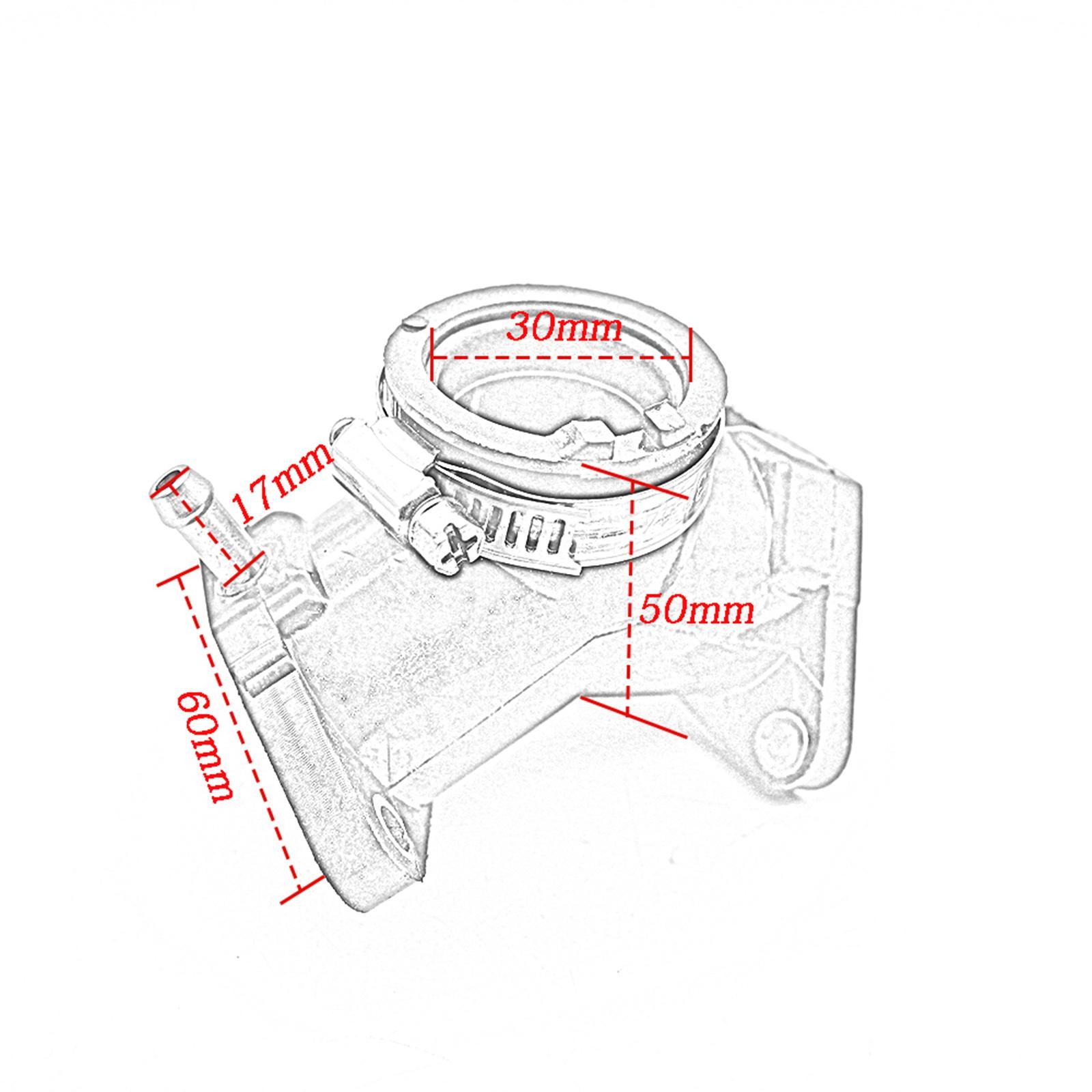 Carburetor Interface ,Professional ,Easy to Install, Accessory, Replaces ,Motorcycle Part Durable Carburetor Adapter Interface for XV125 XV250