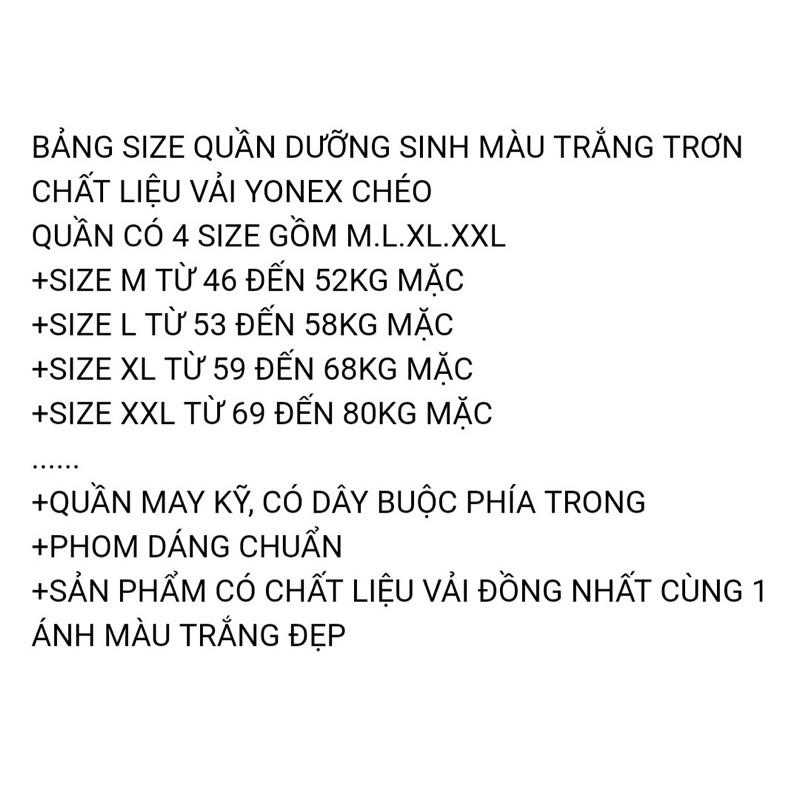 Quần trắng tập thể dục, đồng diễn, dưỡng sinh.