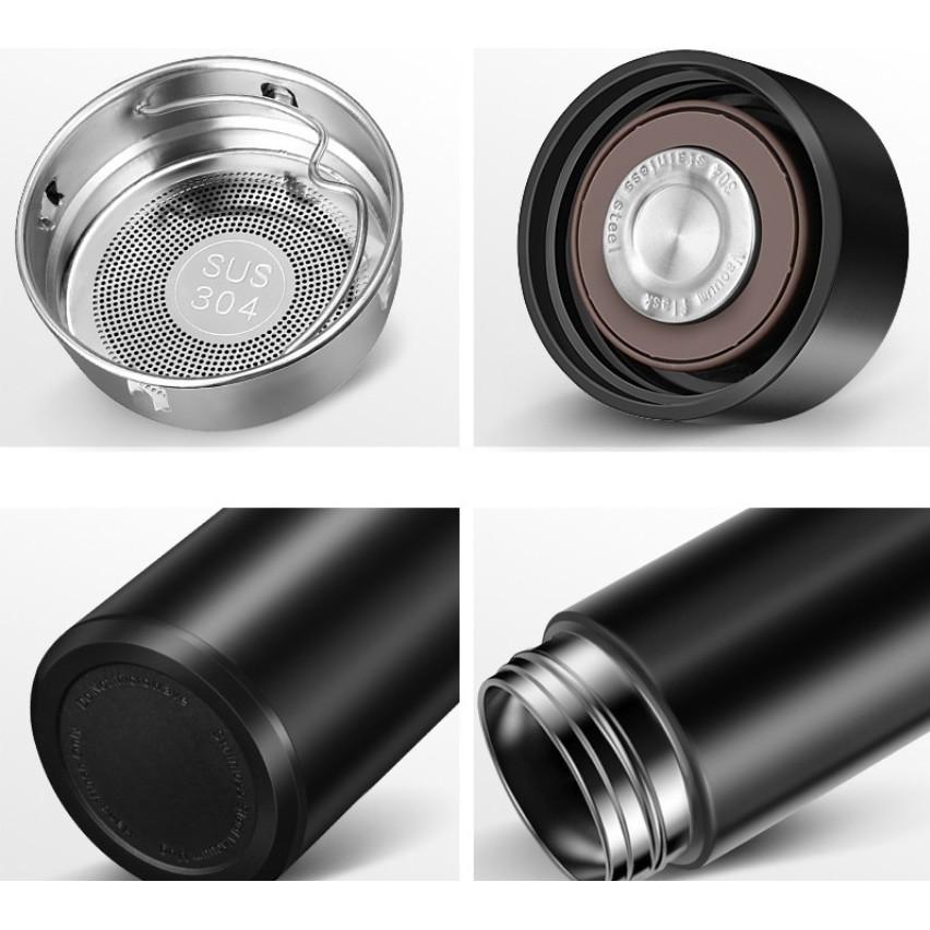 Bình nước giữ nhiệt đèn led inox 304 - 480ml