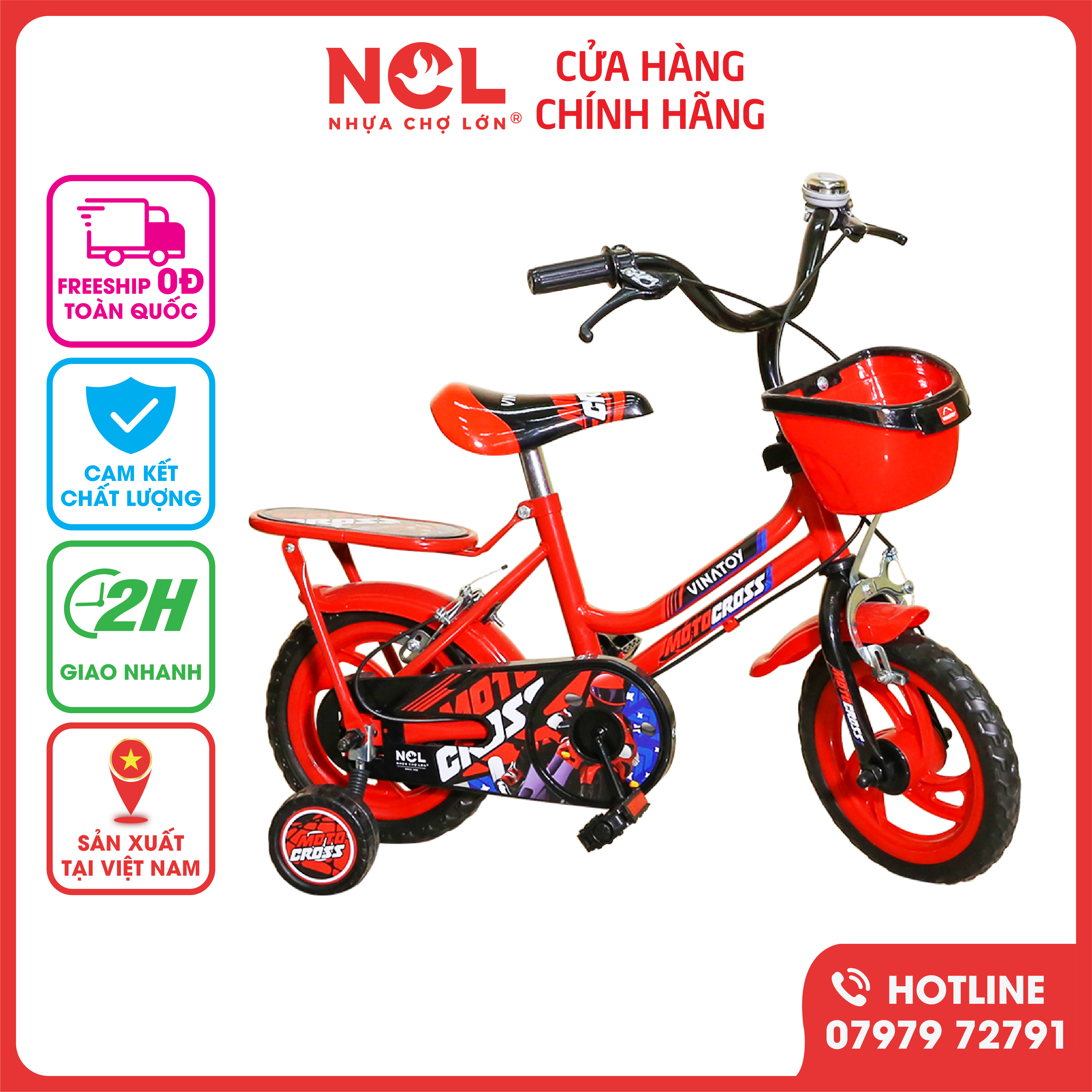 Xe Đạp Trẻ Em Nhựa Chợ Lớn K109 - Cho Bé Từ 2 đến 4 Tuổi