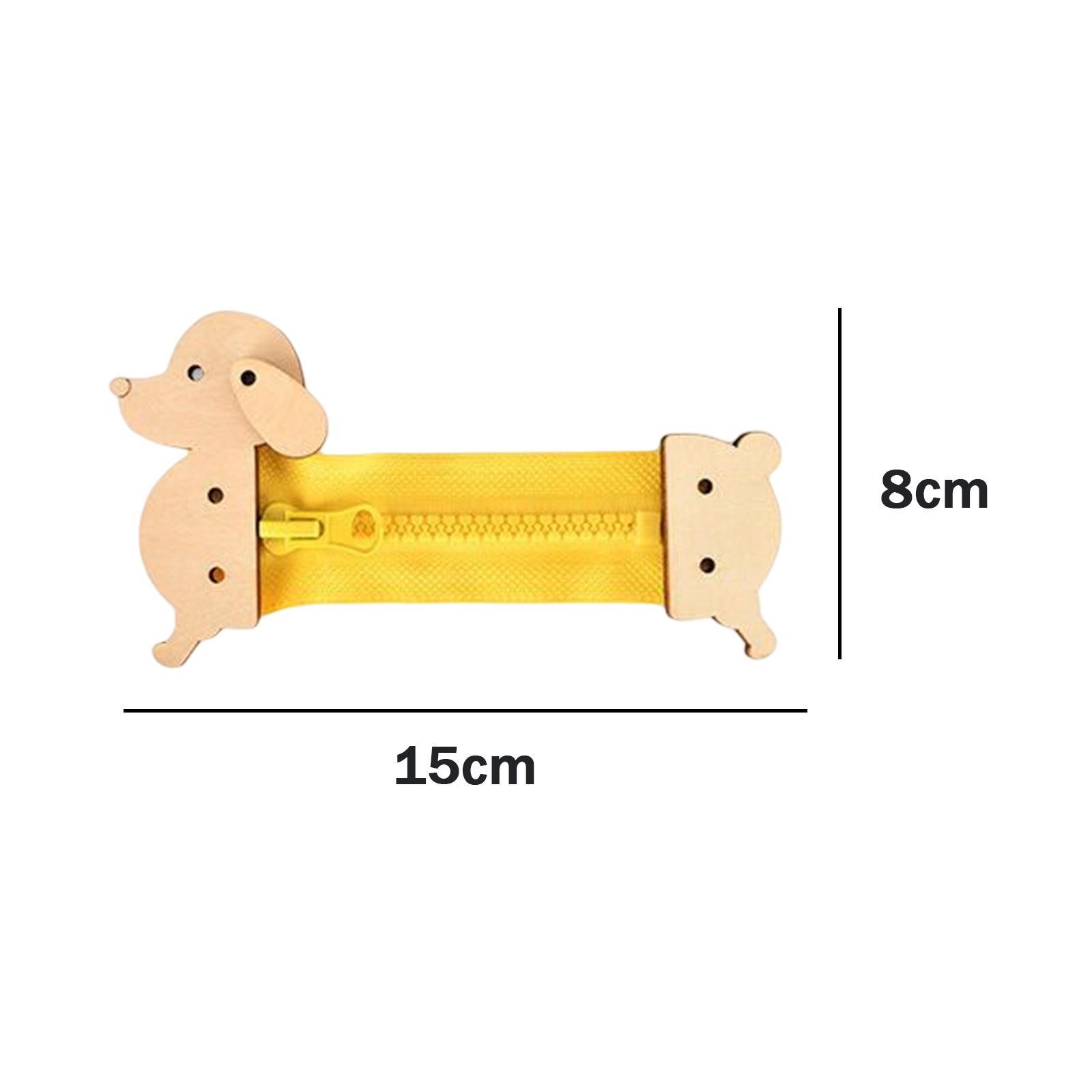 Montessori Sensory Board Accessories Zipper Early Learning Educational Toy Children Busy Board DIY Toy Wood DIY Toy Materials for Children