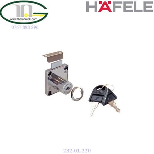 Khóa vuông cho tủ = KL Hafele 232.01.220