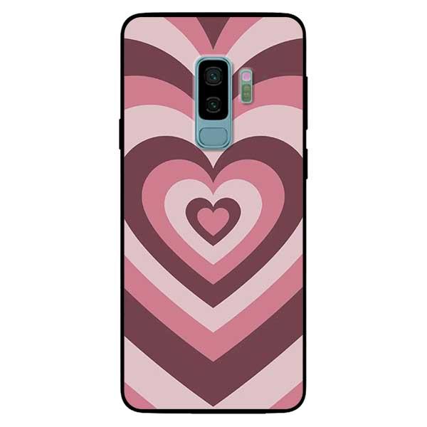 Ốp lưng dành cho Samsung Galaxy S9 Plus / S10 Plus - Tim Cầu Vồng Hồng Nhạt