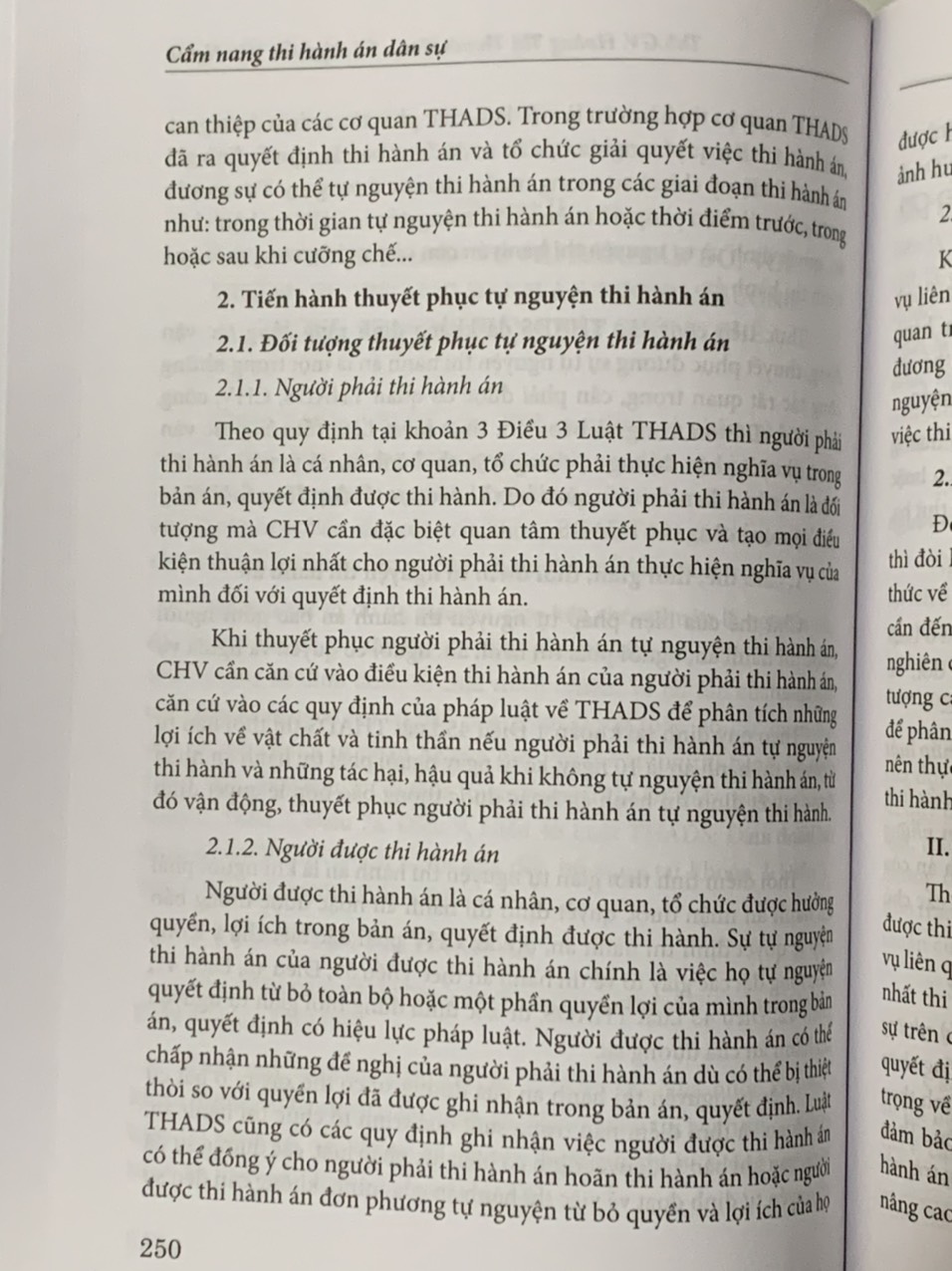 Cẩm nang thi hành án dân sự (Tái bản lần thứ nhất, có sửa đổi, bổ sung)