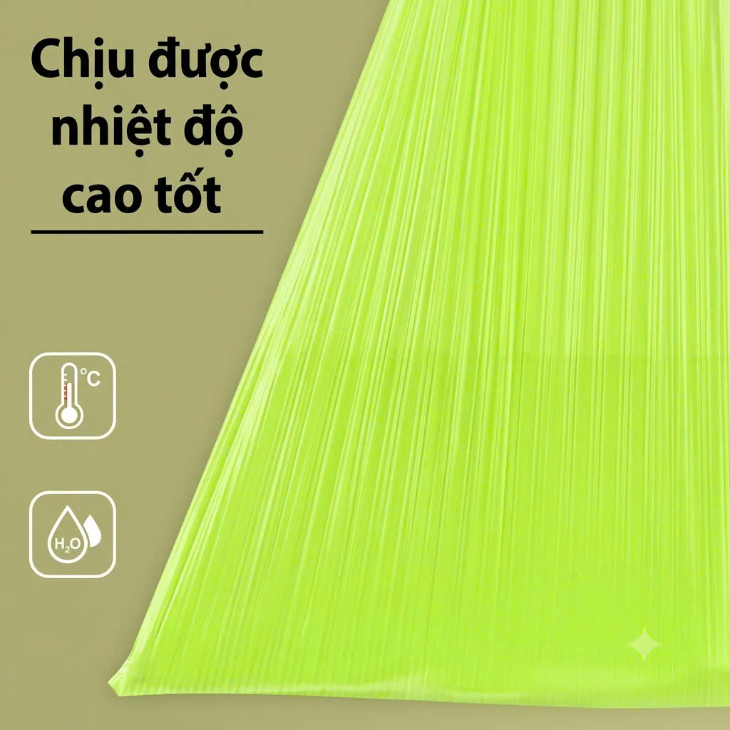 Túi Rác Có Dây Rút, Túi Đựng Rác Ngải Cứu Kháng Khuẩn, Túi Đựng Rác Xanh Lá, COMBO 3 Cuộn 150 Túi