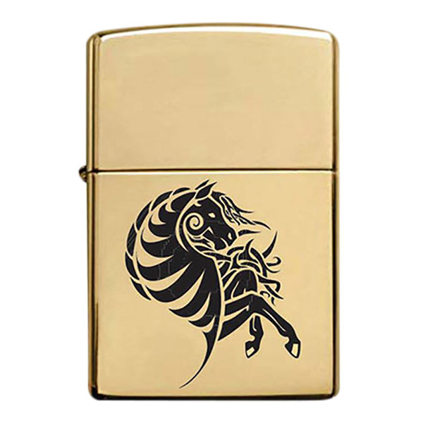 Bật Lửa Zippo 254b Khắc Axit Ngựa 18 - 254b.Ngua18