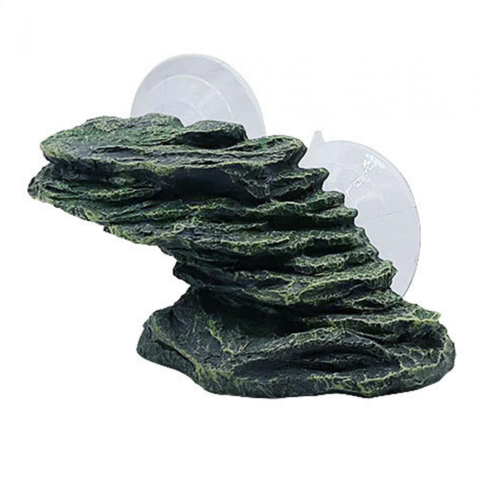 Rock Tortoise Floating Dock Resting Basking Terrace for Newts Turtles