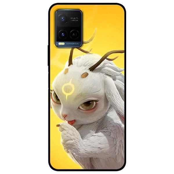 Ốp lưng dành cho Vivo Y21 - Vivo Y21s mẫu Thỏ Sừng