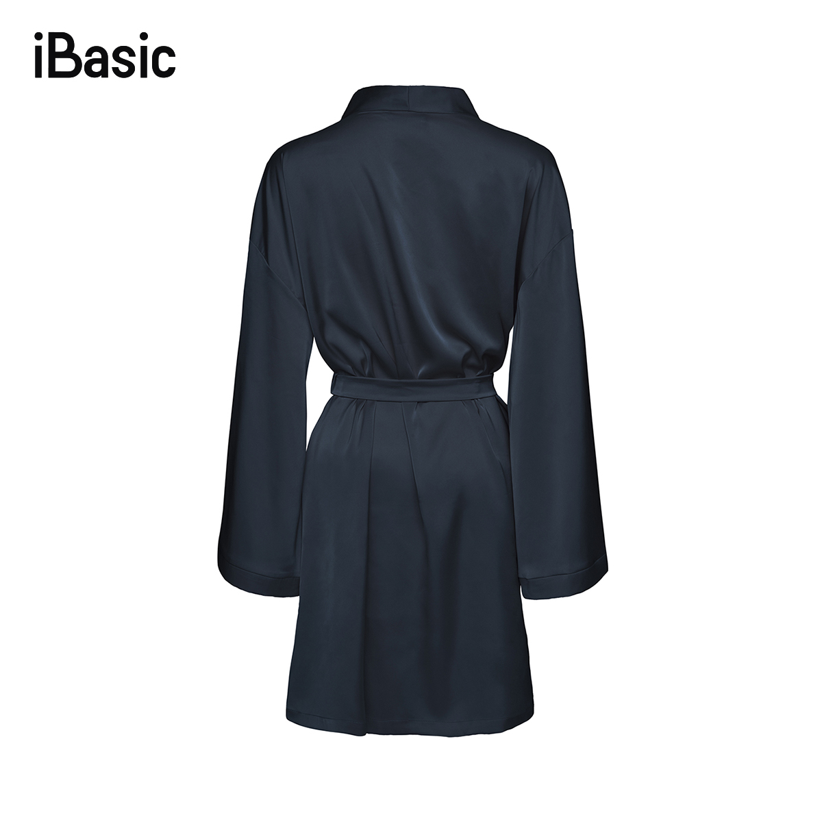 Áo choàng kimono lụa satin iBasic SW055