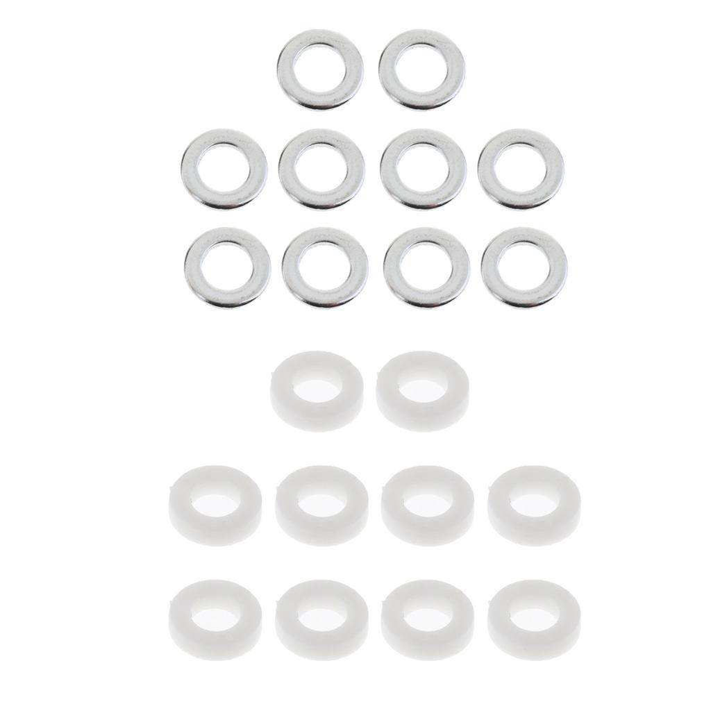 3-7pack 10 Pieces Drum Screw Gasket Percussion Instrument Parts Iron
