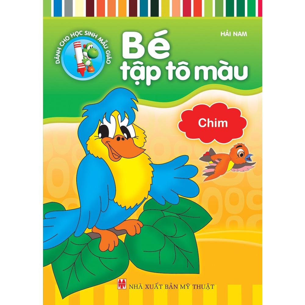 Sách: Bé Tập Tô Màu B80 ( Túi 8 Cuốn) - TSMN