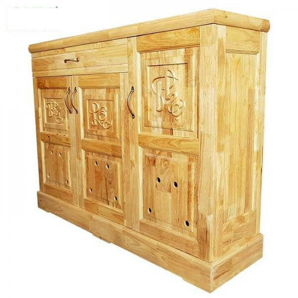 Tủ giày dép gỗ thông 1M