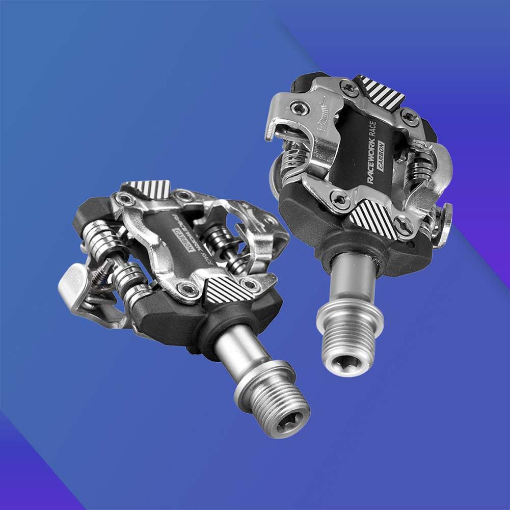 Bàn đạp xe đạp RACEWORK  MTB leo núi Vòng bi kín không kép siêu nhẹ SPD 9/16 inch