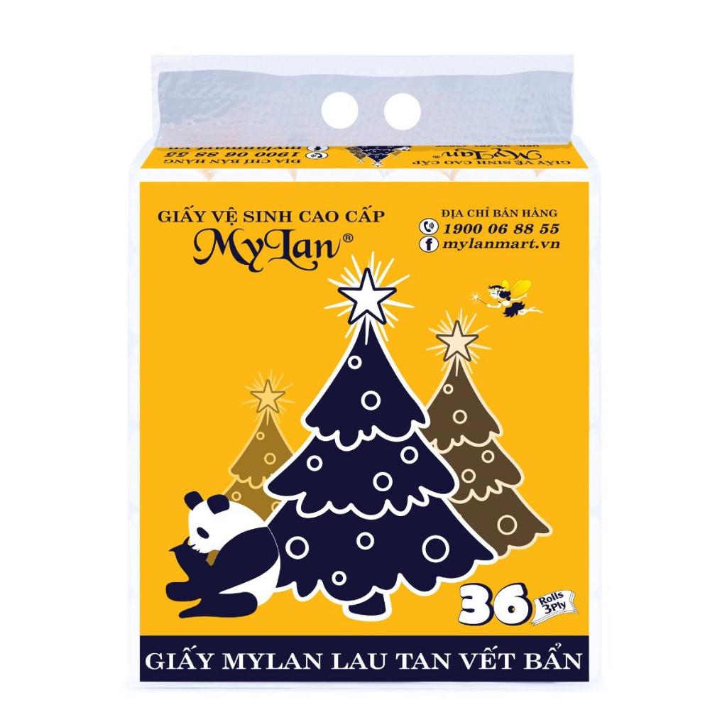 Lốc 36 Cuộn Giấy Vệ Sinh Gấu Thông Mylan Hàng Chất Lượng Cao Đảm Bảo An Toàn