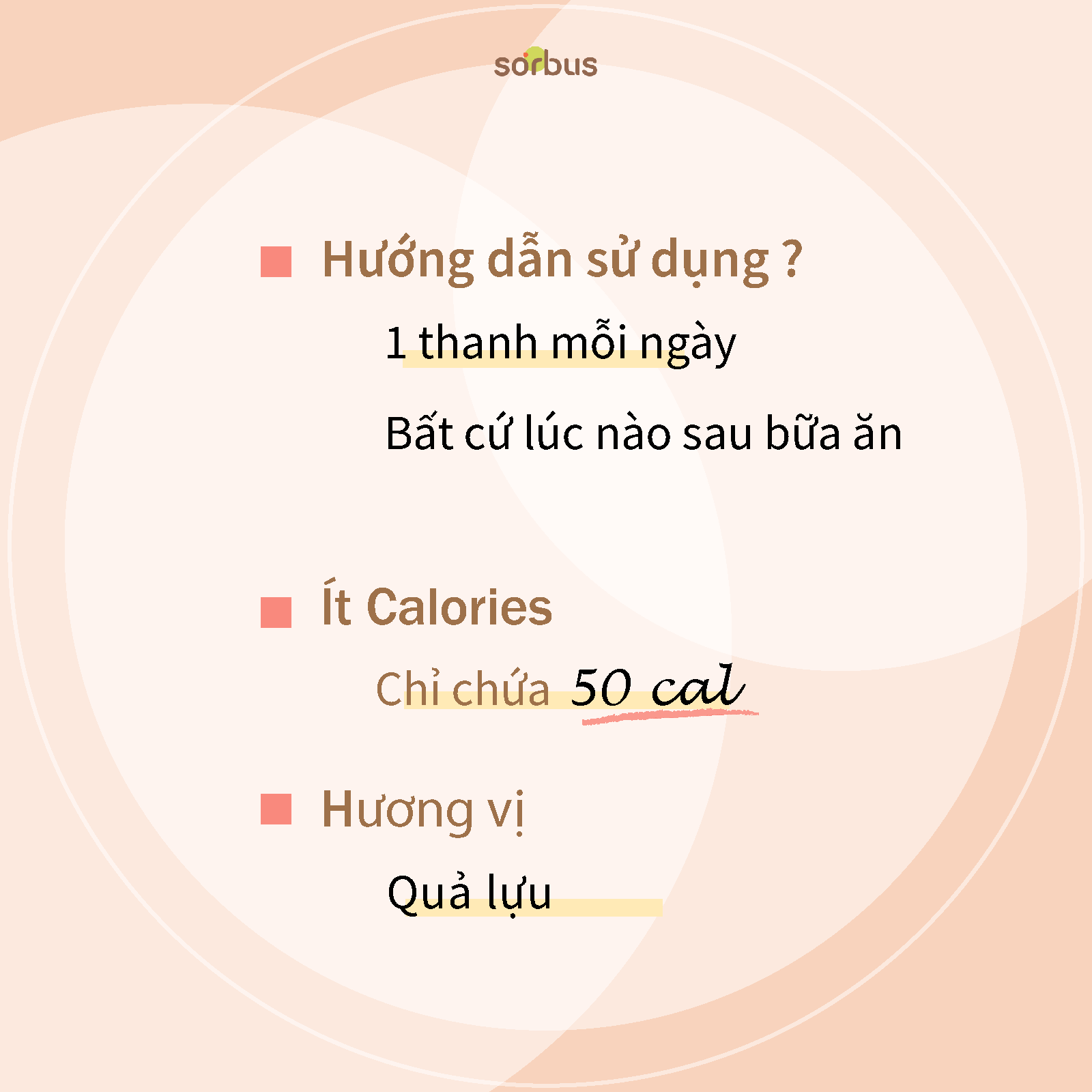 Sorbus - Thạch lựu Collagen Jelly Bar 1500mg ( 7 ngày) 