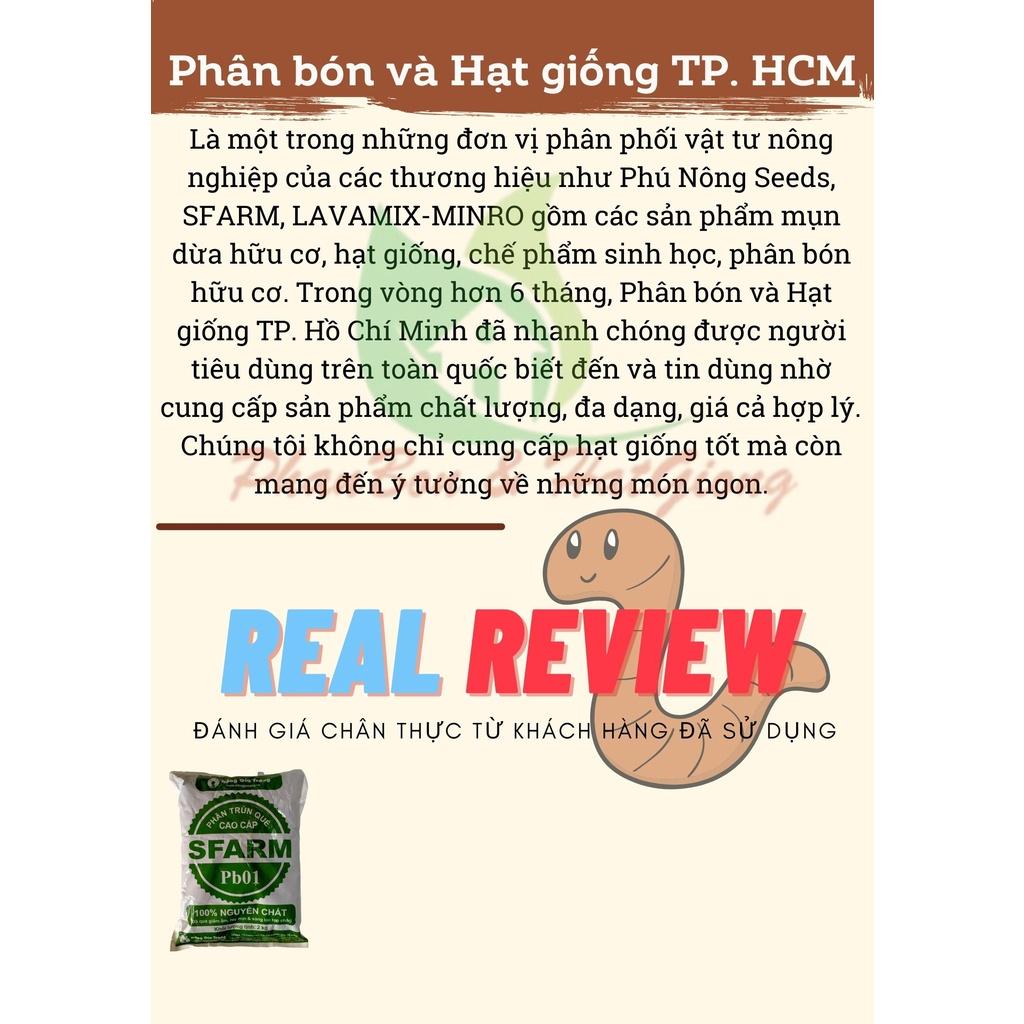 Phân Bón Hữu Cơ Phân Trùn Quế Cao Cấp Sfarm 2kg - Shop Phân Bón và Hạt Giống