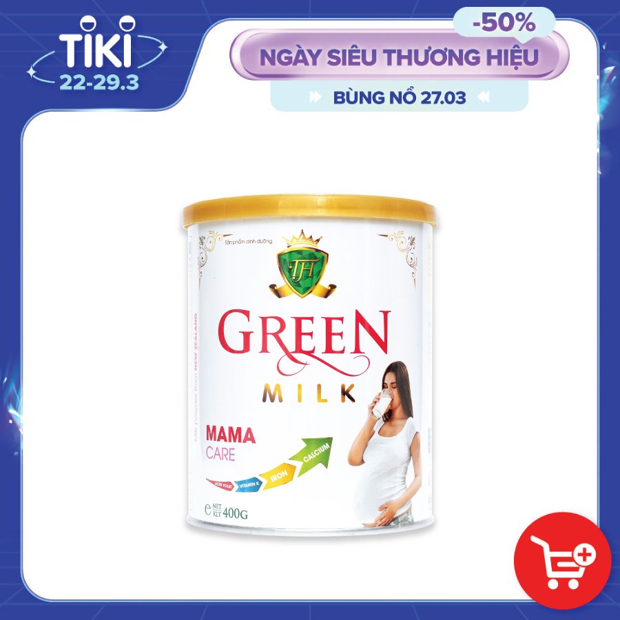 Sữa Non Cho Mẹ Bầu GreenMilk Bổ Sung Canxi Dinh Dưỡng Thai Kỳ (400g)