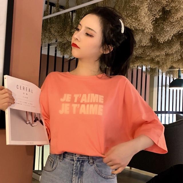 Áo thun tay lỡ form rộng