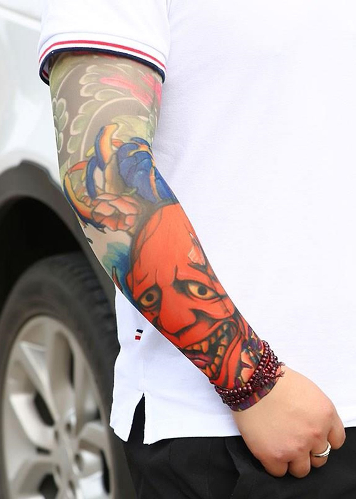 Bộ 2 Găng tay hình xăm tattoo (Giao mẫu ngẫu nhiên)