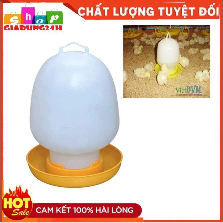 Bình Đựng Nước Cho Gia Cầm (Chim, Gà, Ngan, Ngỗng, Vịt, ....) Dung Tích: 8L - Máng uống nước Bình Thuận 8 lít