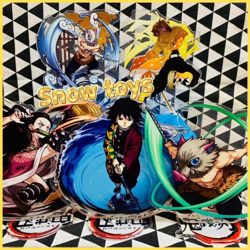 Mô Hình Tượng Standee Acrylic Mica 2 mặt Thanh Gươm Diệt Quỷ - Kimetsu No Yaiba - Tanjiro Nezuko Zenitsu Rengoku Giyu