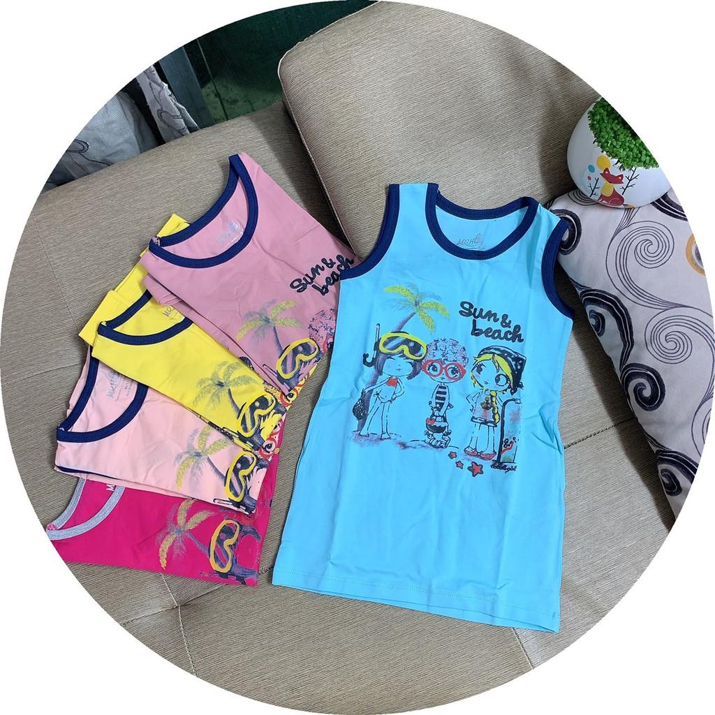 Váy Bé Gái Thun Cotton 4 Chiều Cao Cấp Loại 1 Đẹp