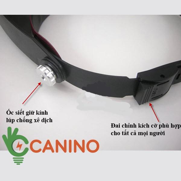 Kính lúp đeo đầu có đèn v1