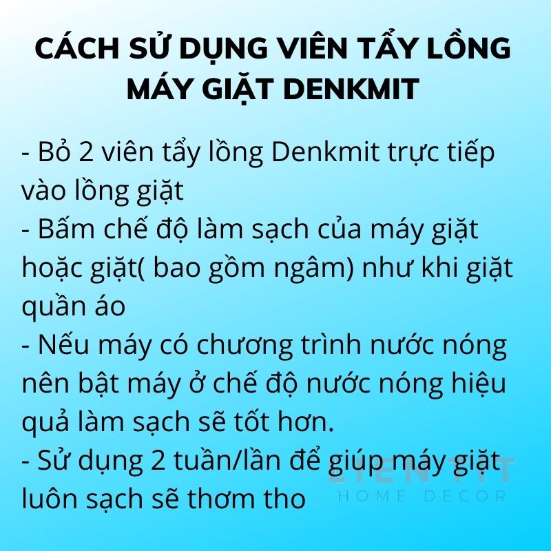 Viên tẩy rửa vệ sinh lồng máy giặt Denkmit