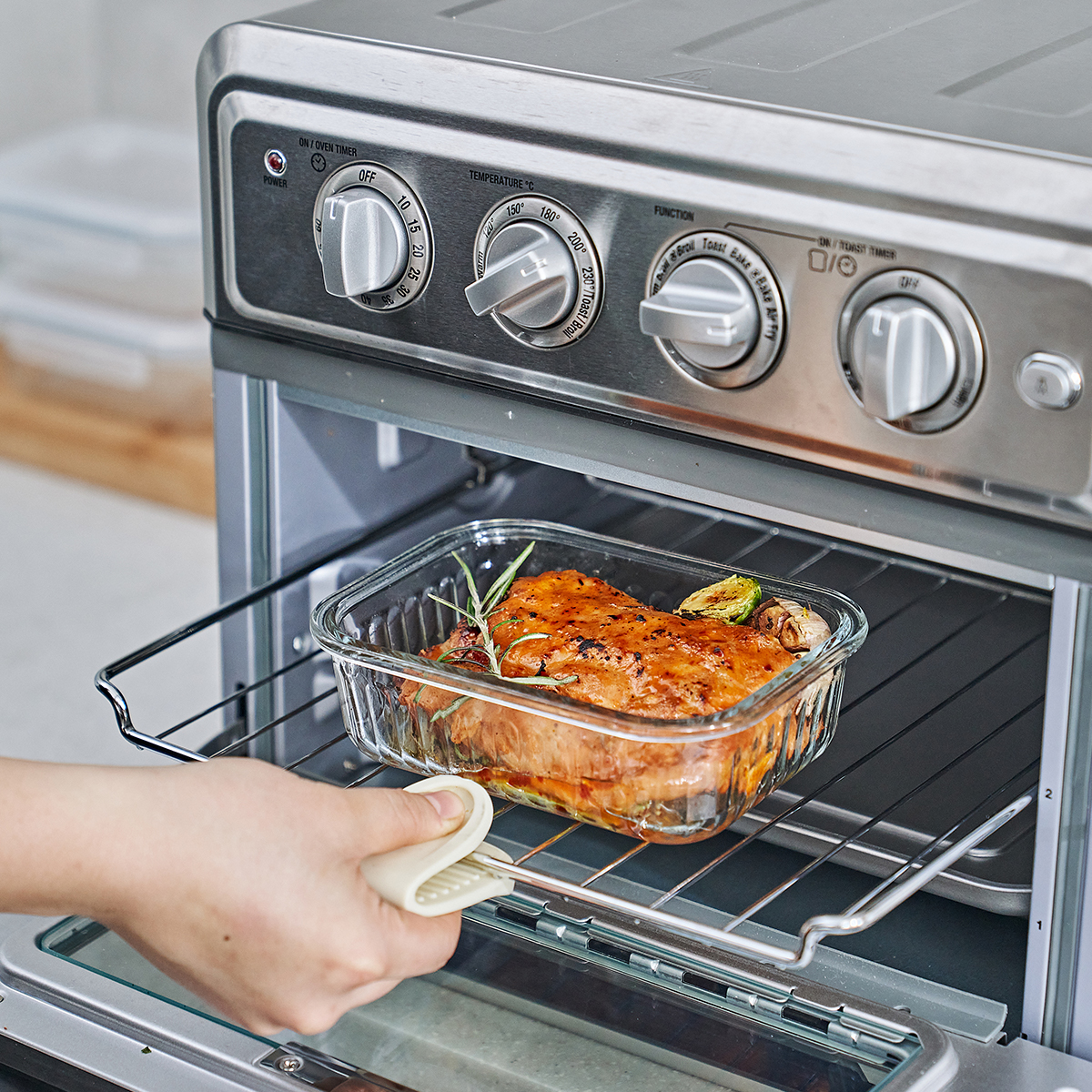 Hộp Thủy Tinh Chịu Nhiệt Wavelock V , Nhiều Size , dễ dàng lựa chọn . Nhập  khẩu chính hãng Cobi home