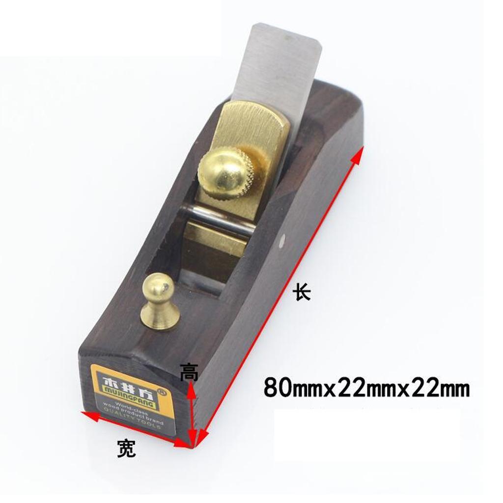 Pack of 2 Mini Wood Planer Hand Tool Flat Bottom Wood Trimming Plane for