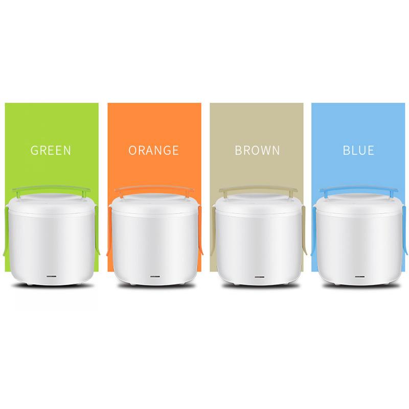 Phong cách mới nhất của hộp cơm hâm nóng điện một lớp mới của Amazon hộp cơm cách nhiệt bằng thép không gỉ lót ô tô cho ô tô