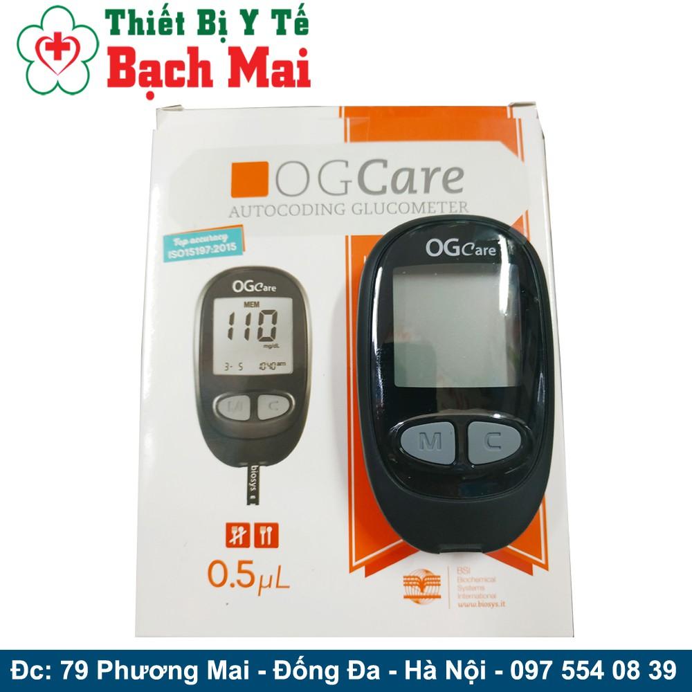 Máy Đo Đường Huyết OGCare (Ý) + Tặng 25 que + 50 kim