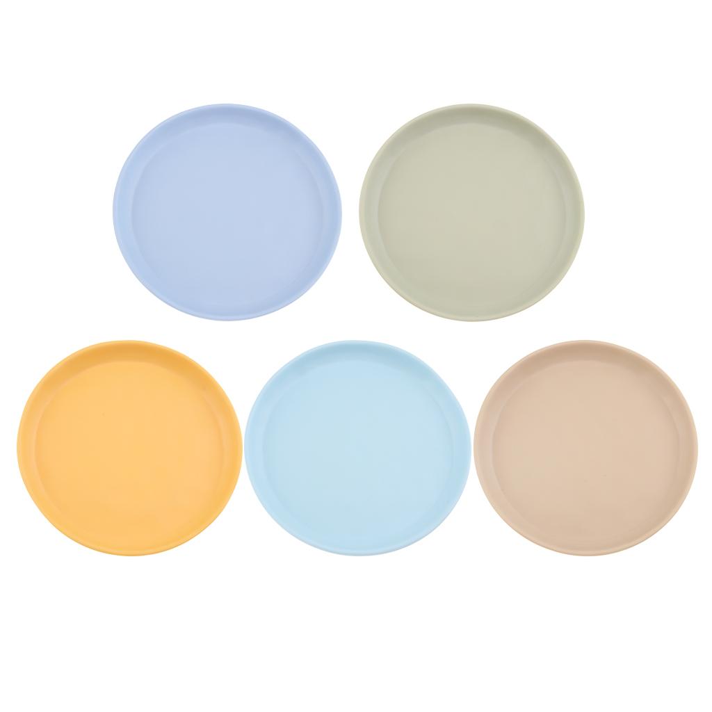 Eco Friendly Plastic Stackable Mug Cup Saucer Coffee Tea Milk