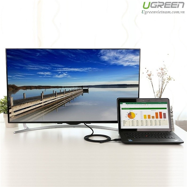 Cáp chuyển HDMI sang VGA Ugreen 30449-Hàng chính hãng.