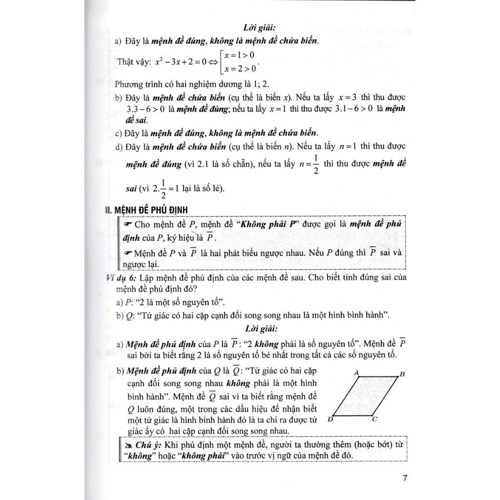 Sách Tham Khảo Toán 10 - Biên Soạn Theo Chương Trình GDPT Mới - Quyển 1 - HA-MK