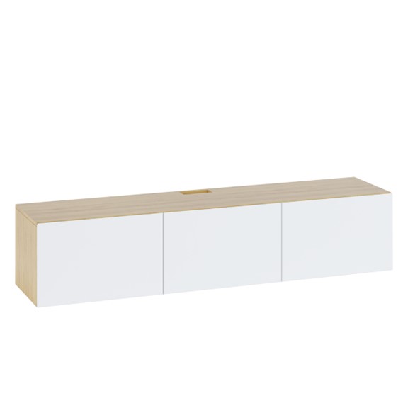MORA, Kệ TV 3 gian  STO_099, 180x42x38cm