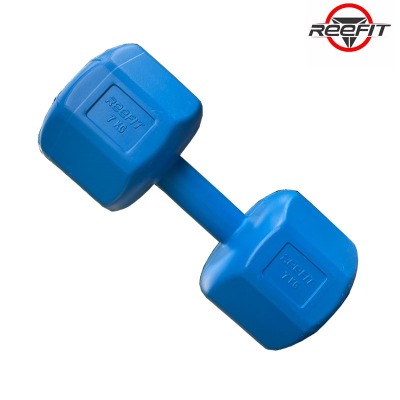 Bộ 2 vỏ tạ tay nhựa bát giác 7kg REEFIT