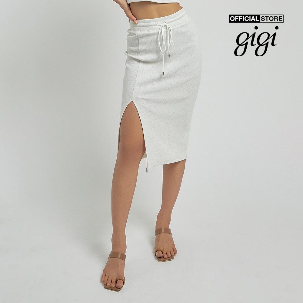 GIGI - Chân váy bút chì lưng thun Front Slits G3302S221513